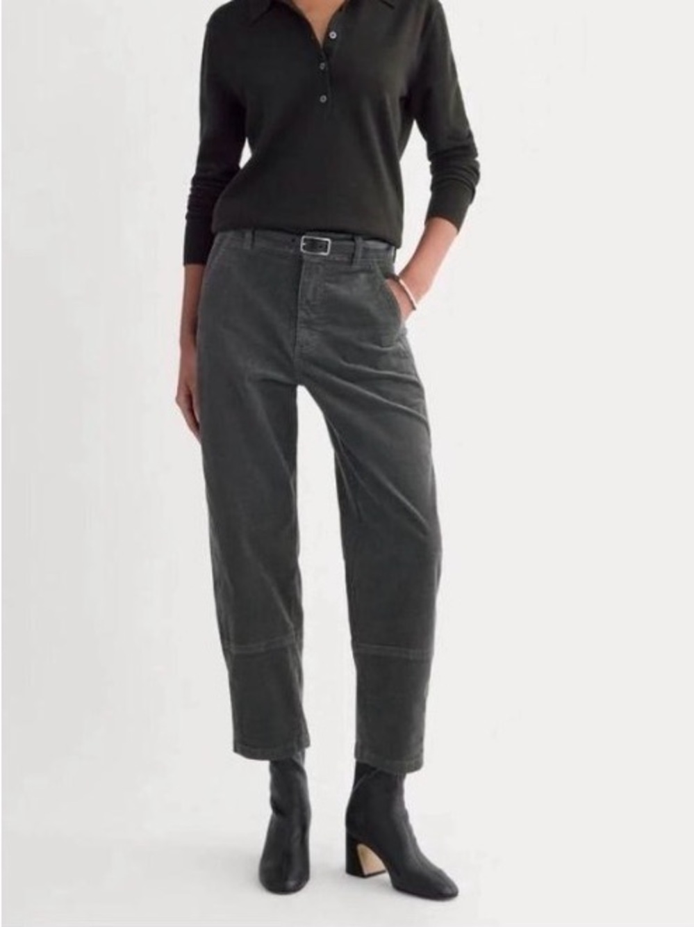 New! Everlane The Utility Barrel in Corduroy iron size 4